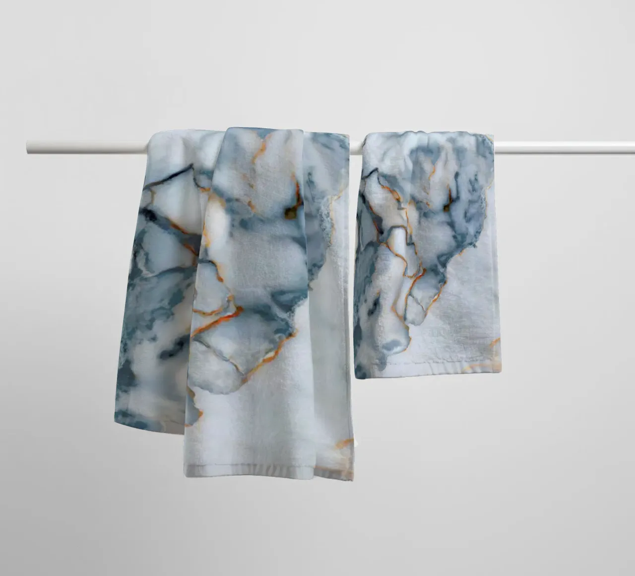 Brazil Marble Map asciugamano da bagno da Octavian