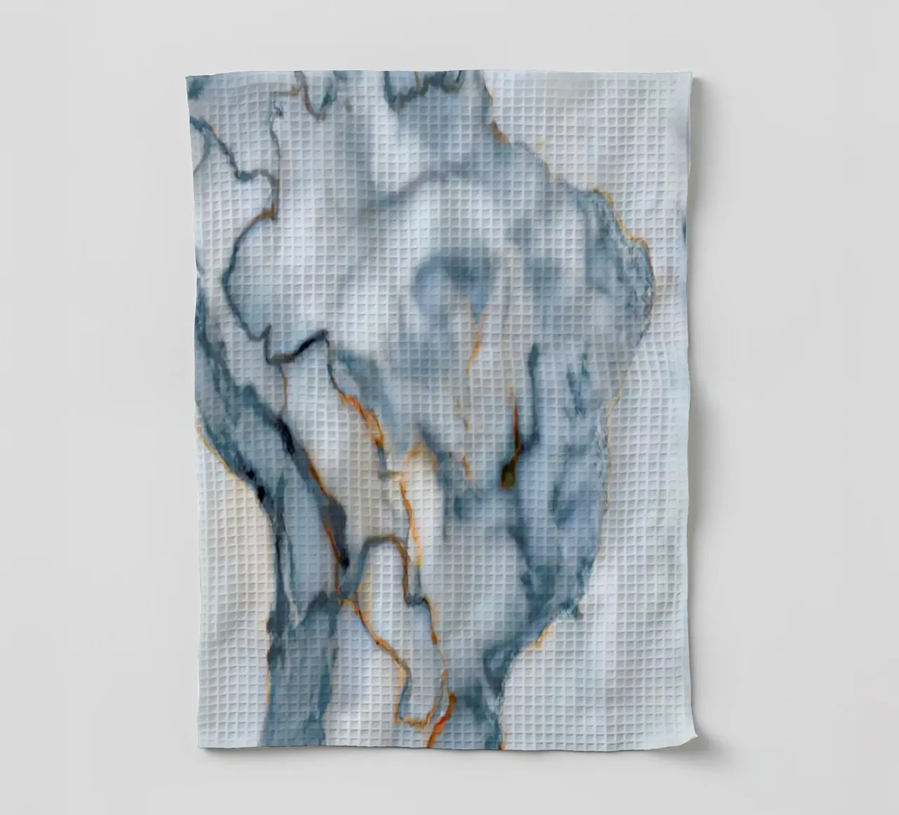 Brazil Marble Map tea towel by Octavian