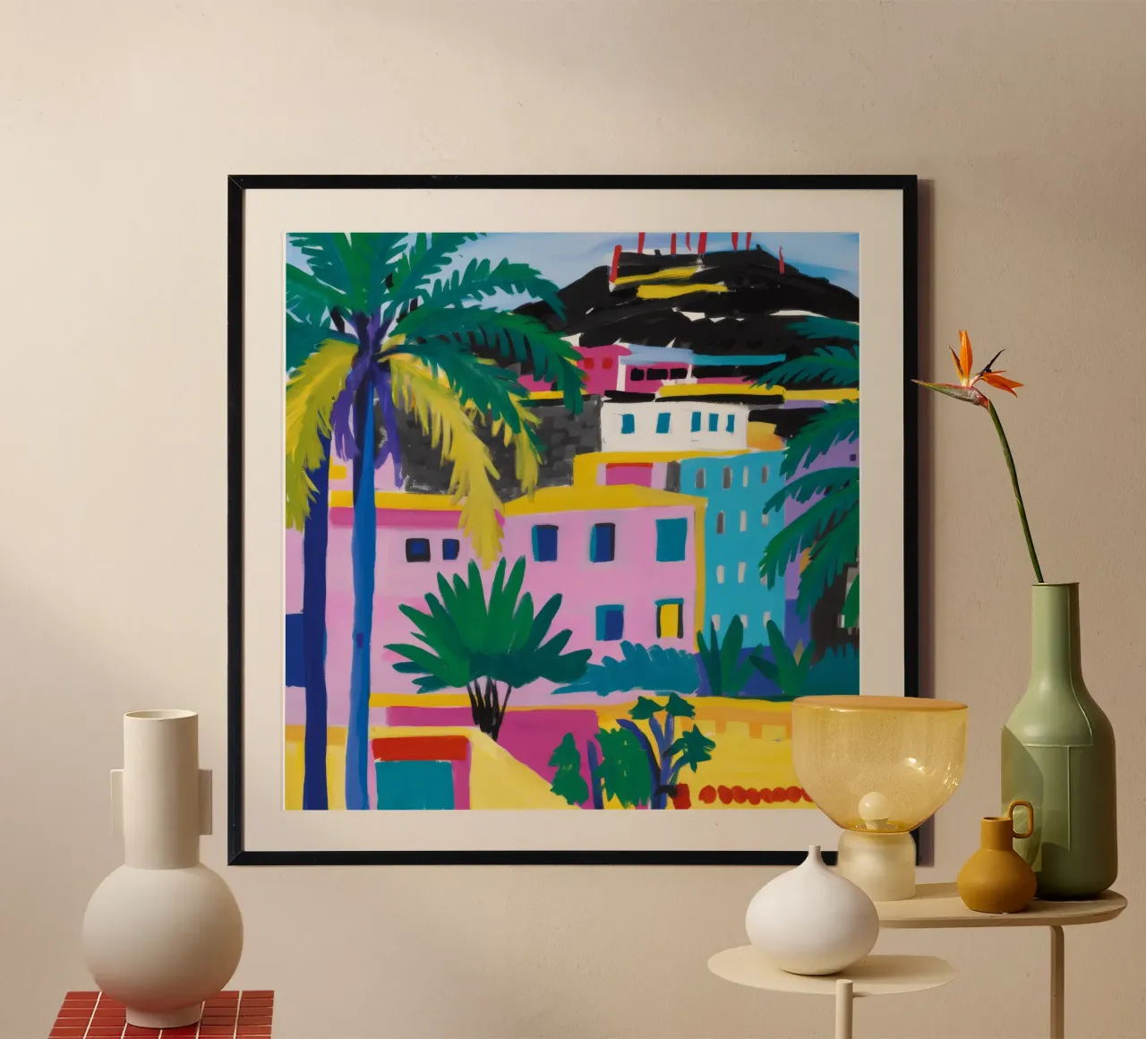 Tonalità tropicali illuminate dal sole poster da Lumi Eyes