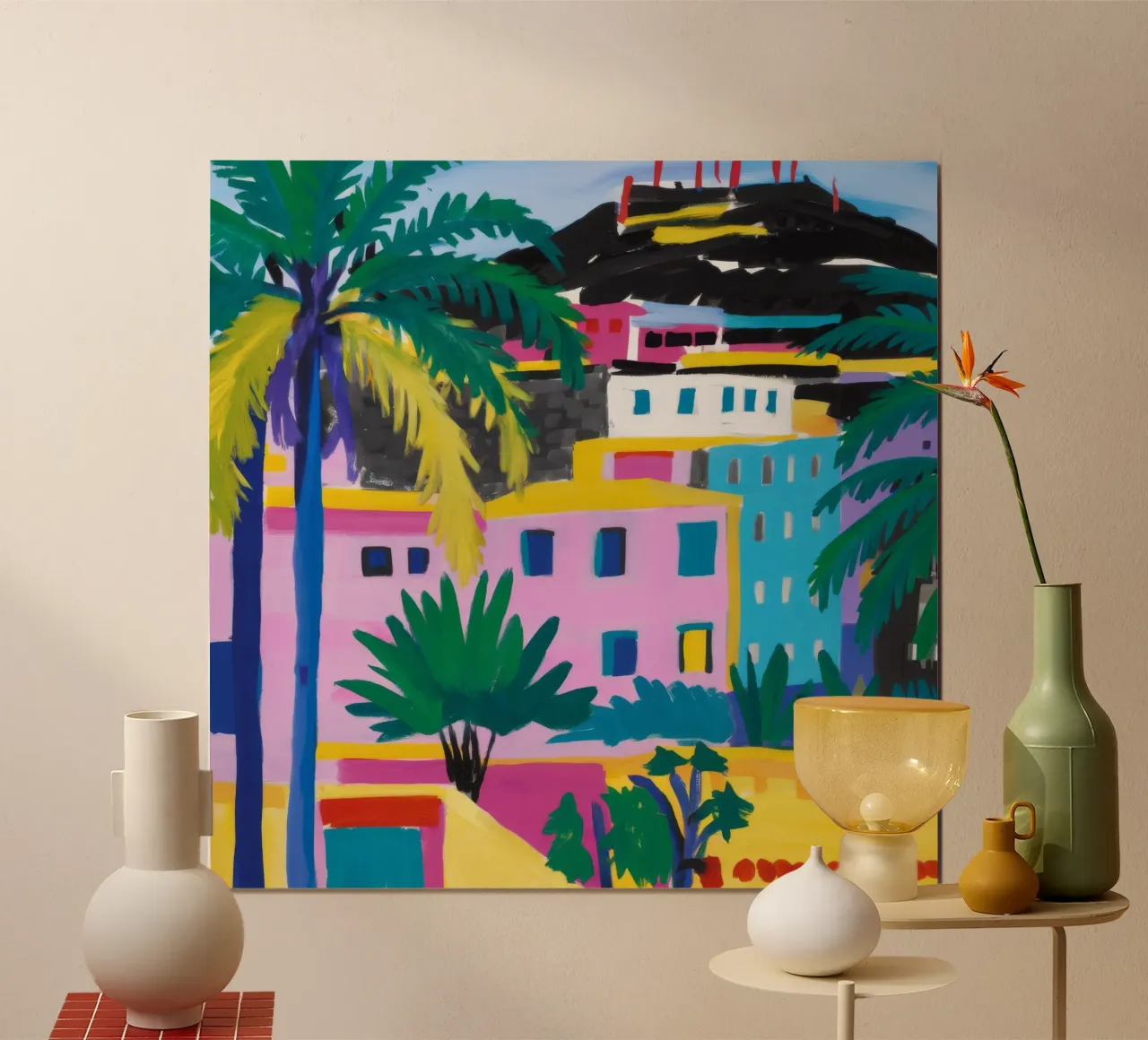Tonalità tropicali illuminate dal sole poster da Lumi Eyes