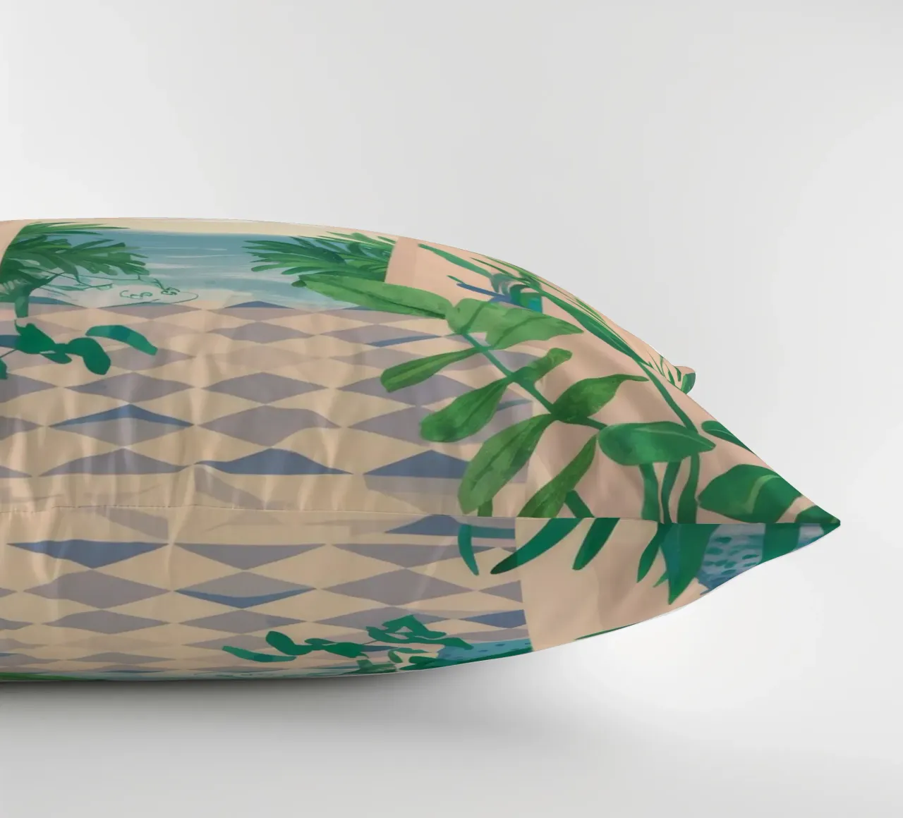 Verdant Archway Dream decorative cushion by Lumi Eyes