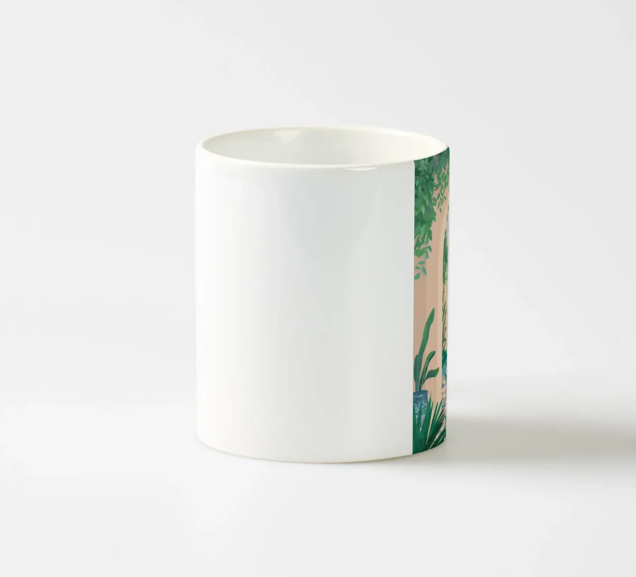 Sogno di un arco verdeggiante tazza in ceramica da Lumi Eyes