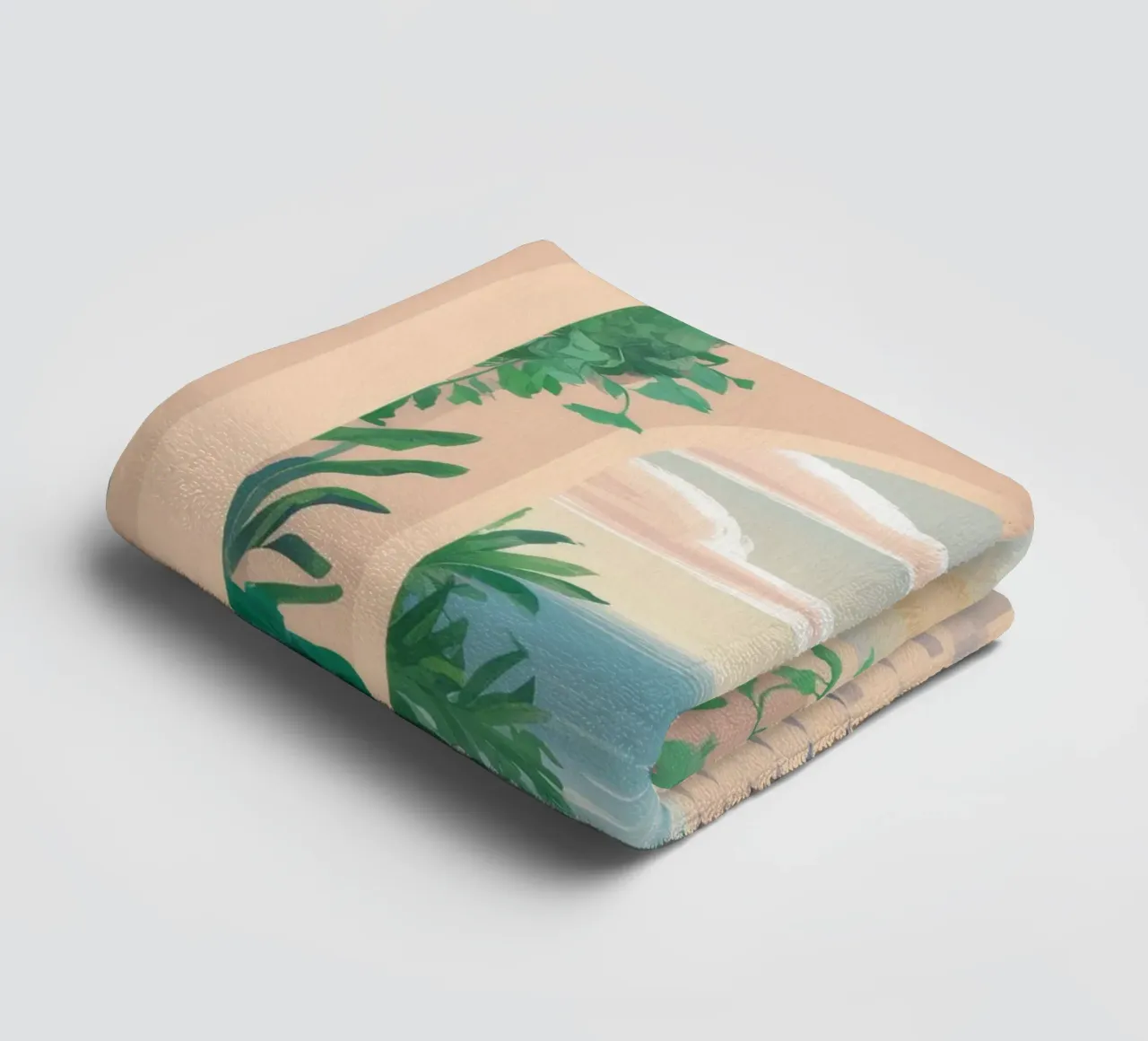 Grüner Torbogen Traum Handtuch von Lumi Eyes