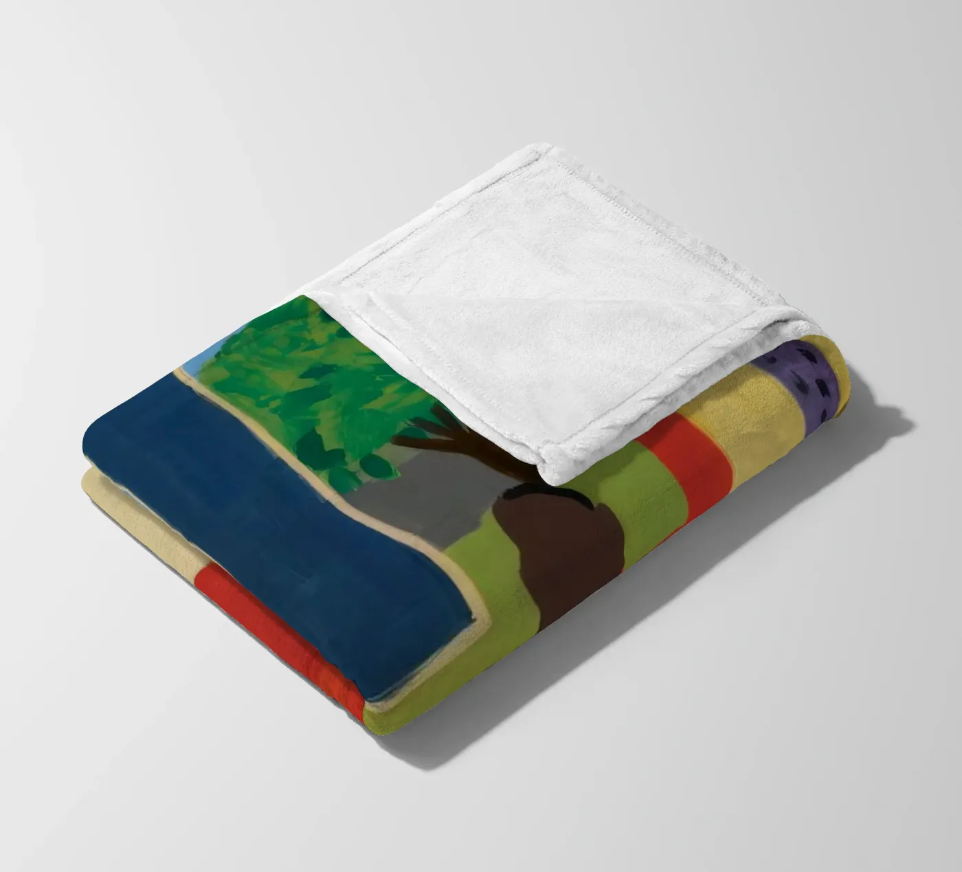 Shared Table Glow fleece blanket by Lumi Eyes