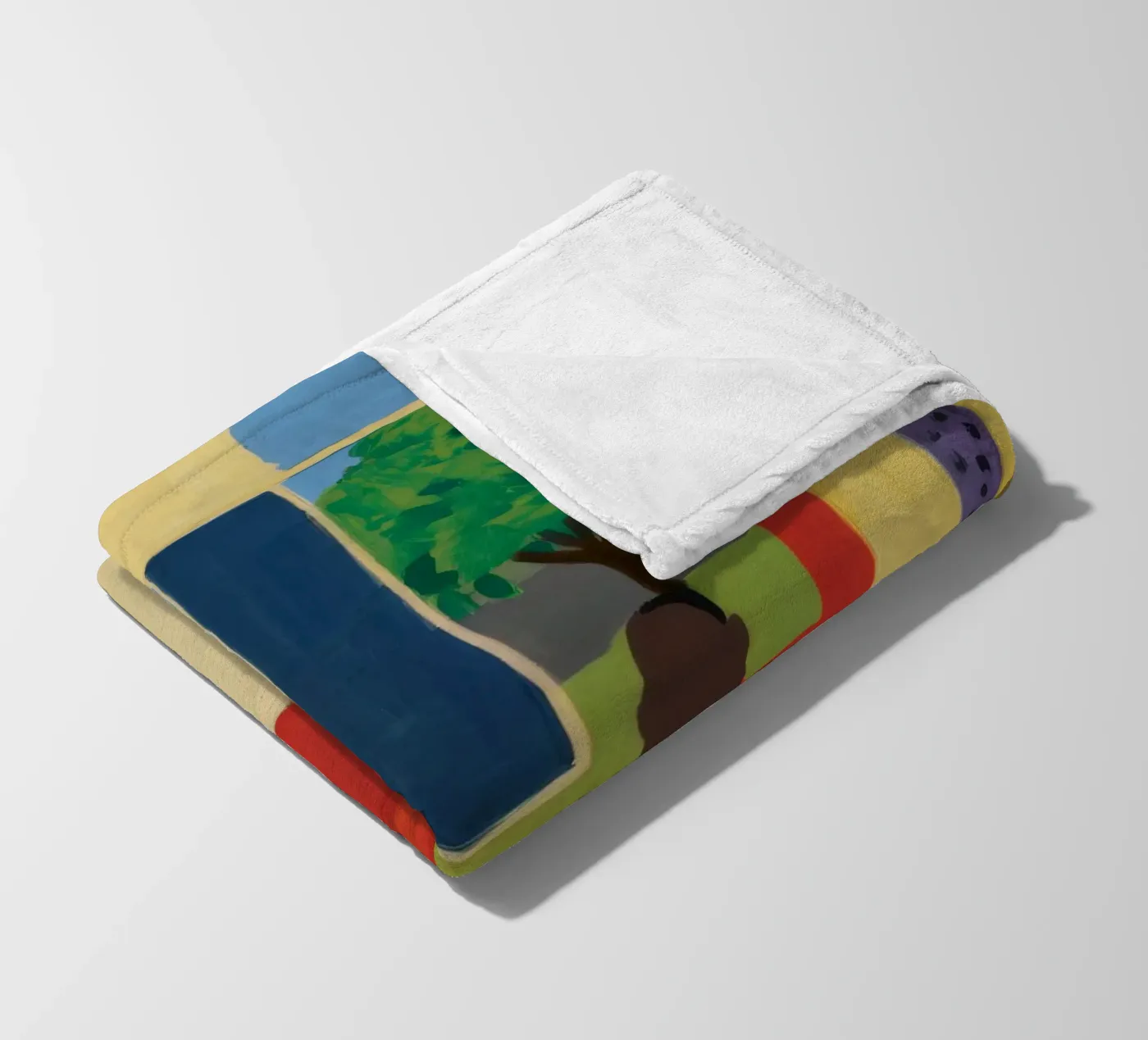 Shared Table Glow fleece blanket by Lumi Eyes