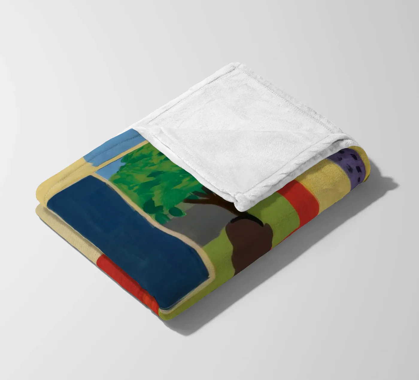 Shared Table Glow fleece blanket by Lumi Eyes