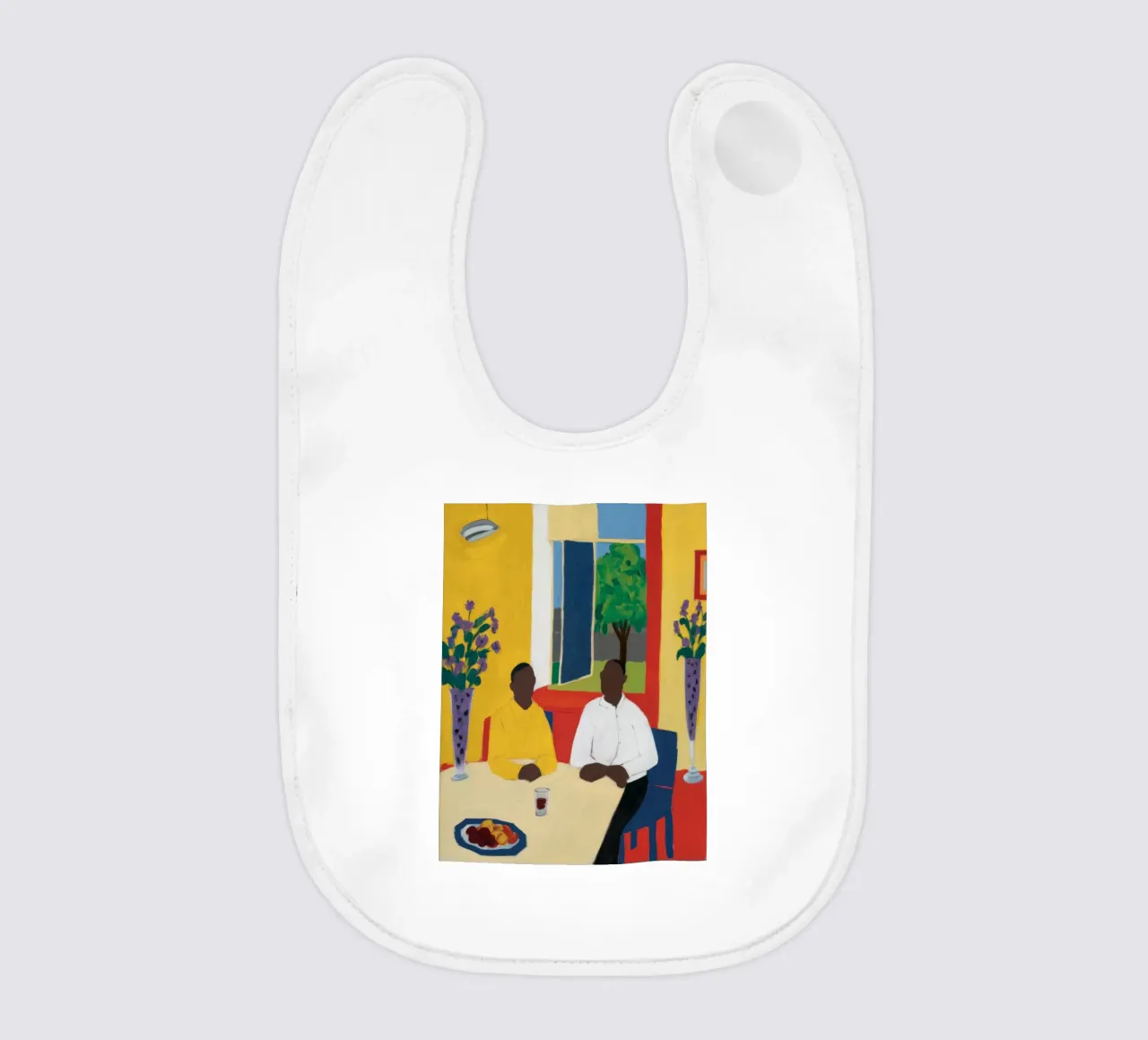 Shared Table Glow baby bib by Lumi Eyes