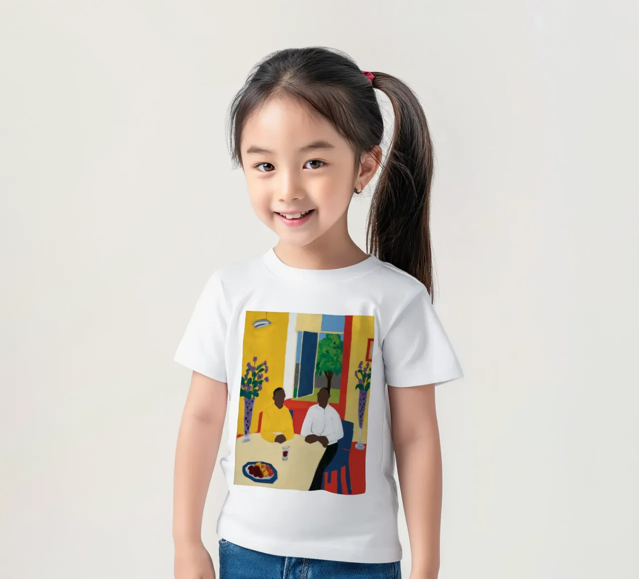 Bagliori della tavola condivisa t-shirt bambini da Lumi Eyes