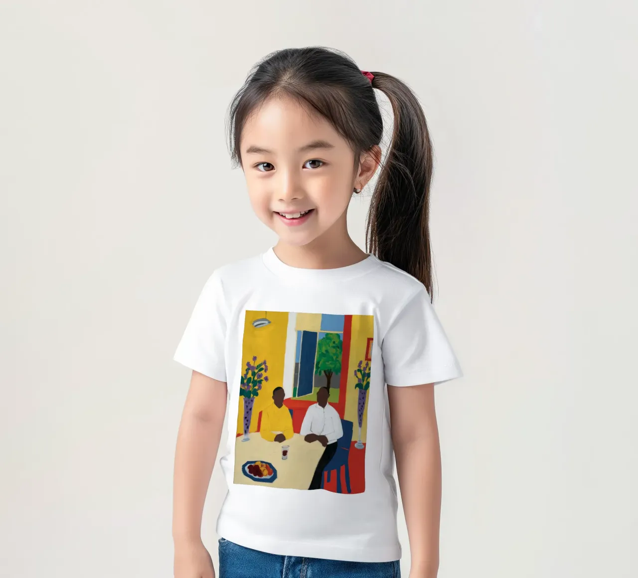 Bagliori della tavola condivisa t-shirt bambini da Lumi Eyes