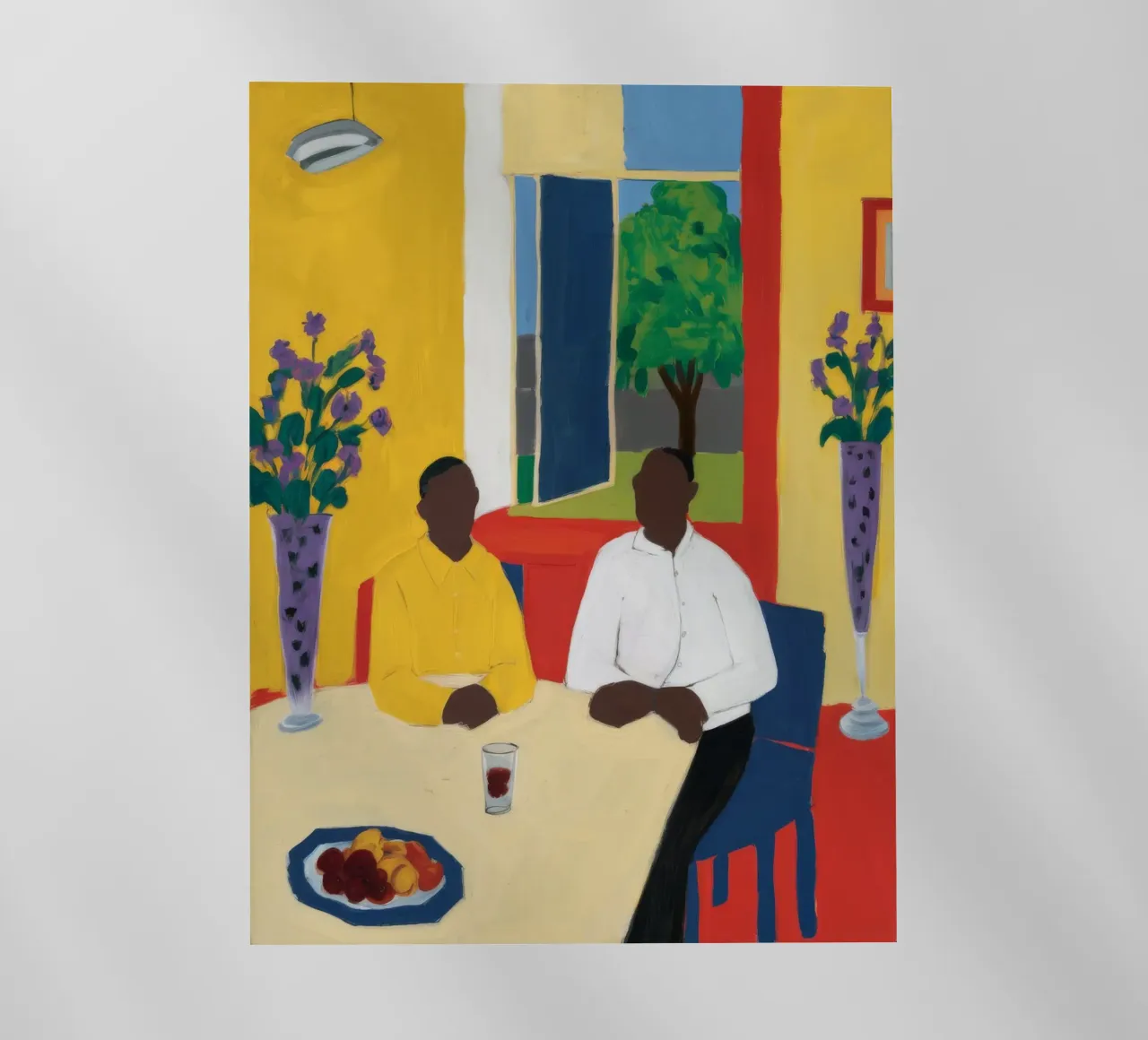 Bagliori della tavola condivisa pellicola backlit da Lumi Eyes