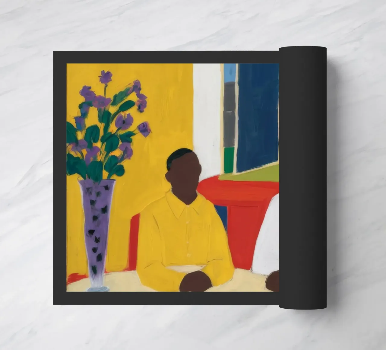 Gedeelde tafelgloed deurmat van Lumi Eyes