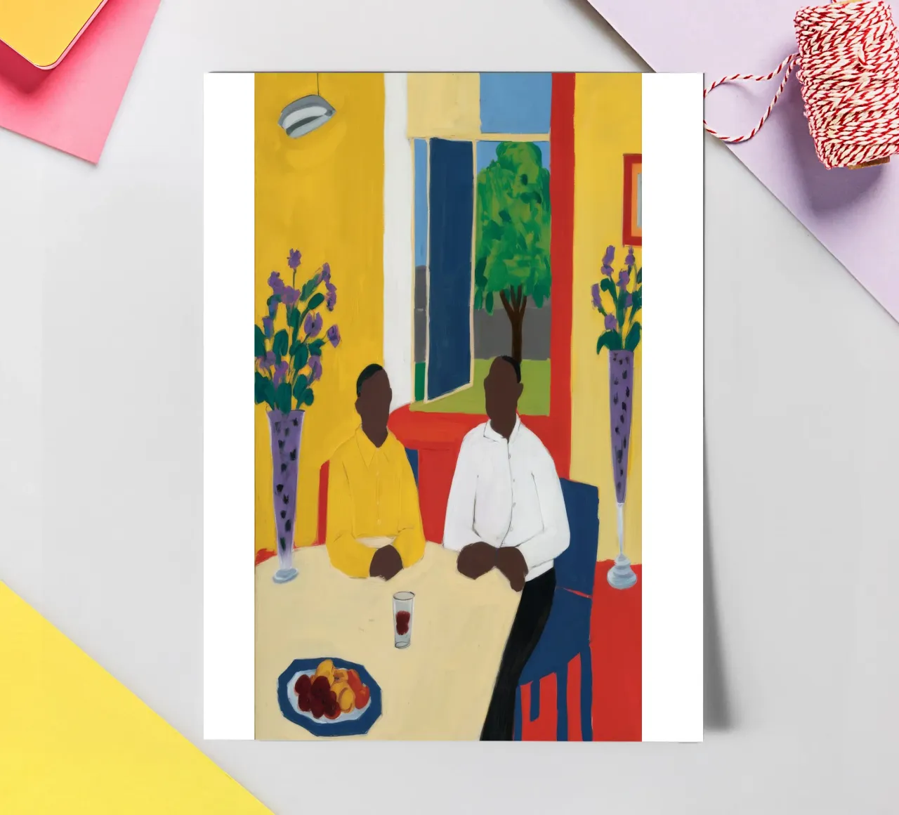 Shared Table Glow sticker sheet by Lumi Eyes