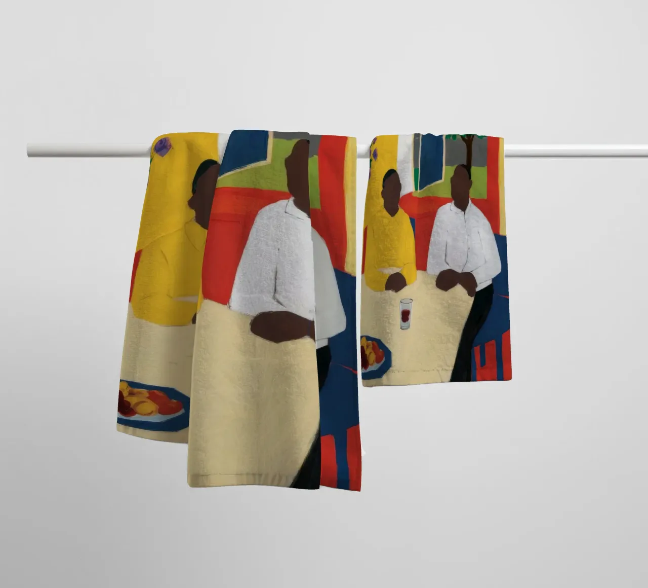 Shared Table Glow badhanddoek van Lumi Eyes