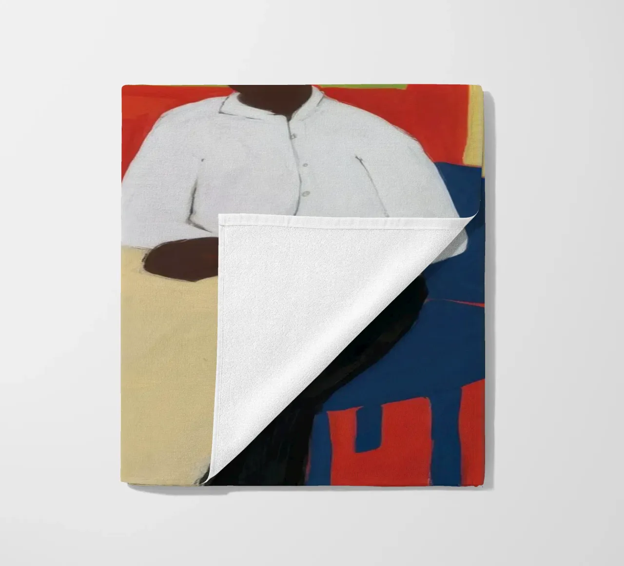 Shared Table Glow beach towel by Lumi Eyes