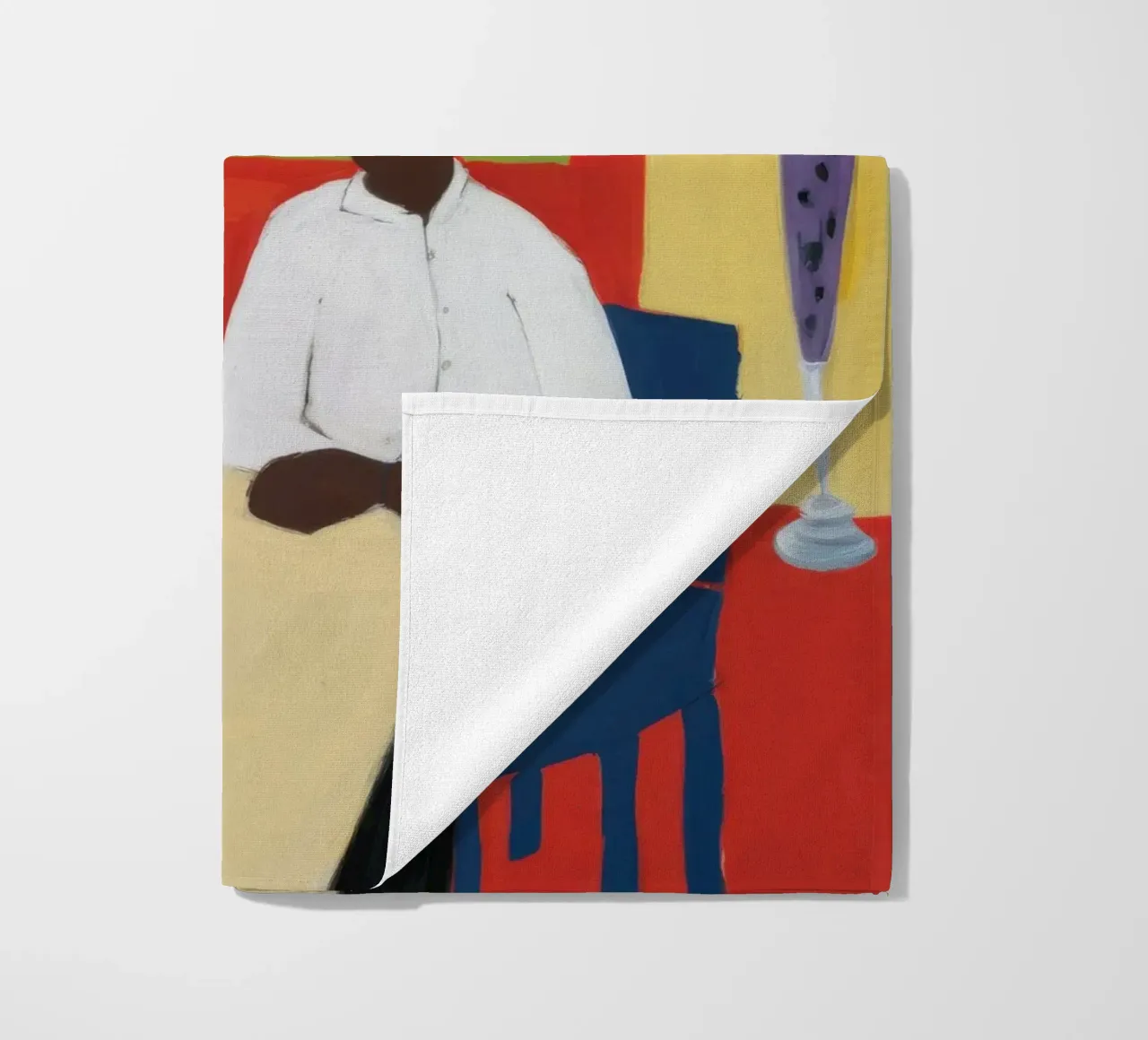 Shared Table Glow beach towel by Lumi Eyes