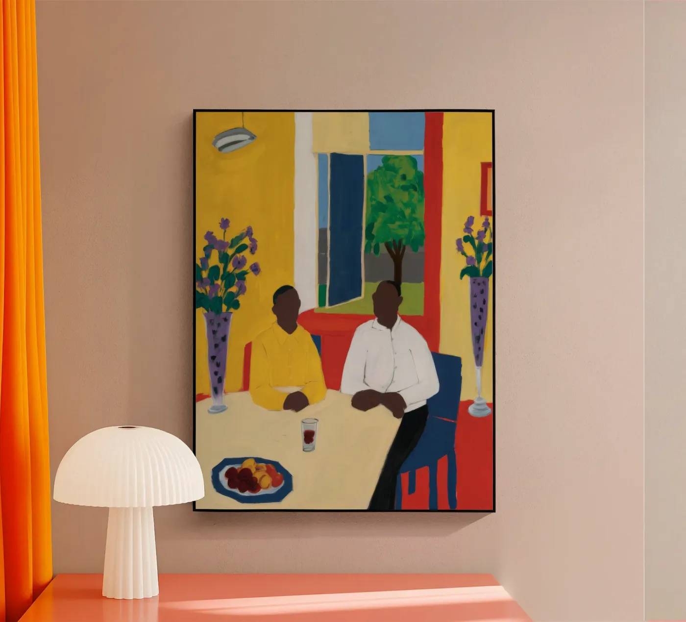 Bagliori della tavola condivisa plexiglass da Lumi Eyes