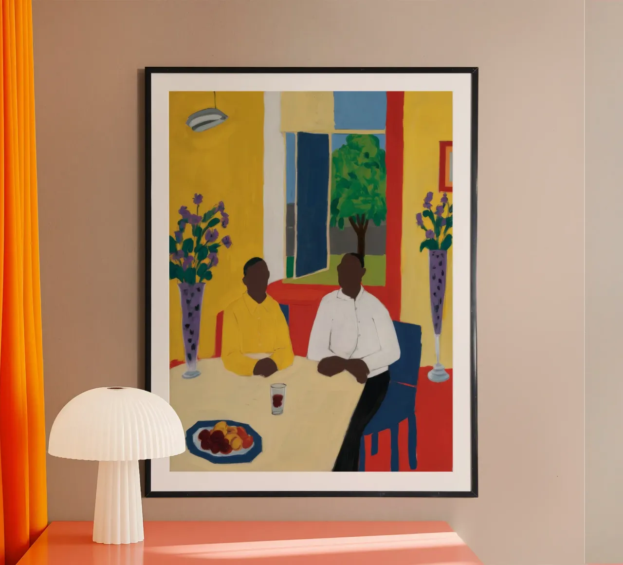 Shared Table Glow poster by Lumi Eyes