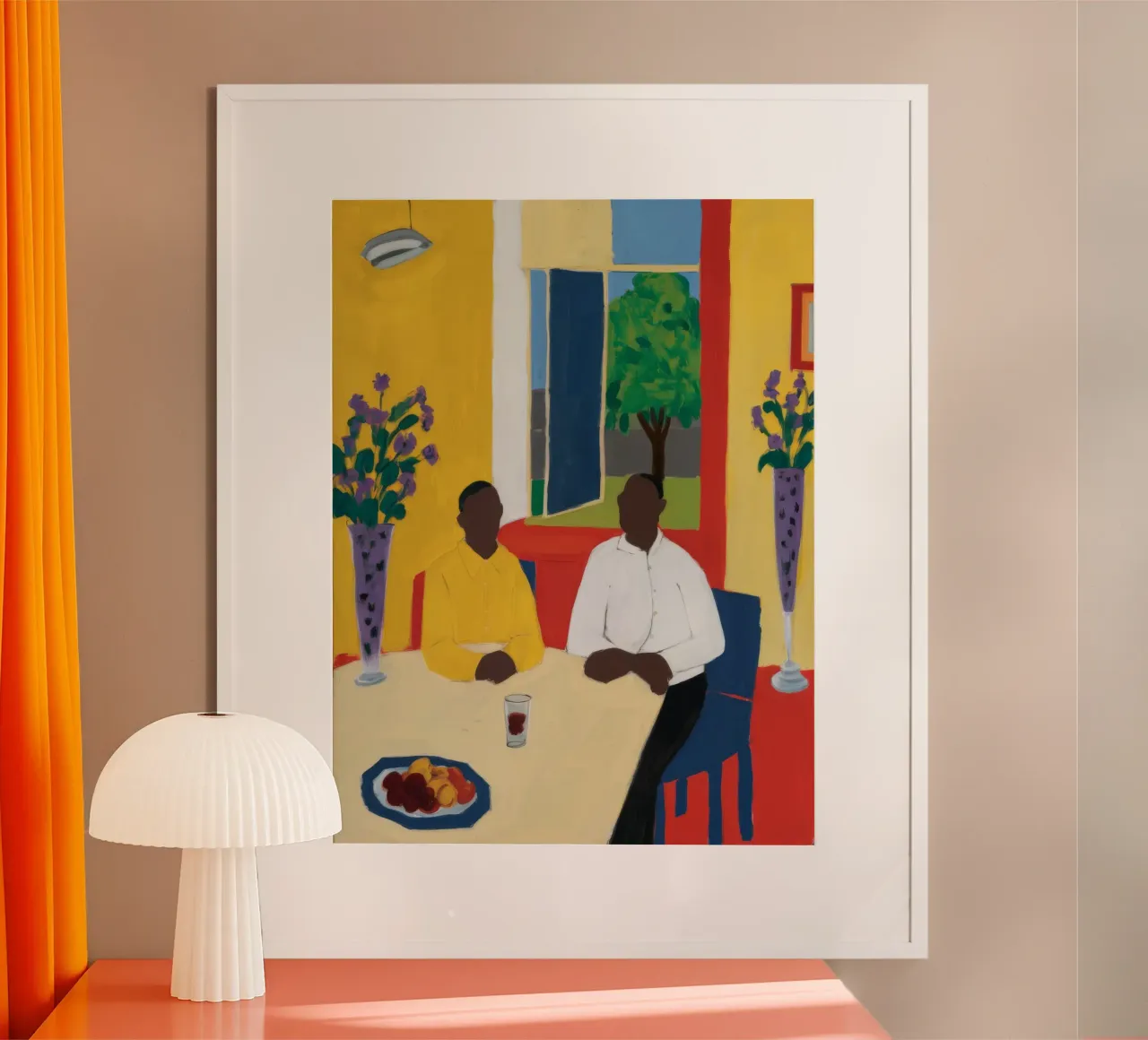 Shared Table Glow poster by Lumi Eyes