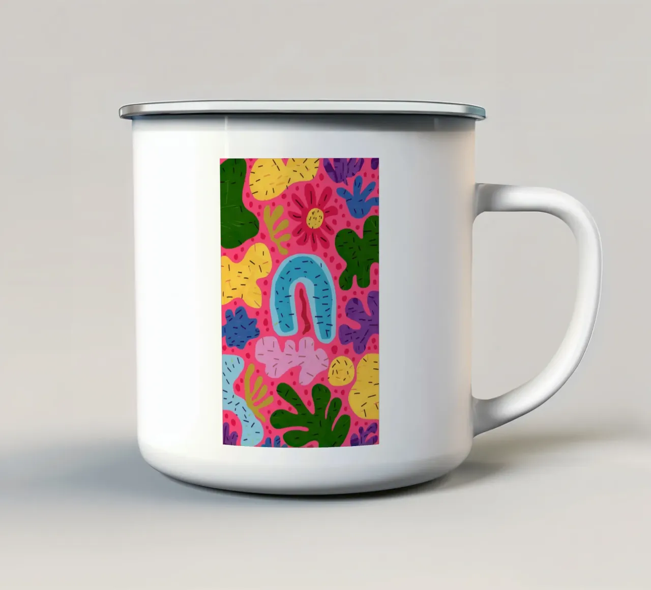 Forma gioiosa Fiesta tazza in smalto da Lumi Eyes