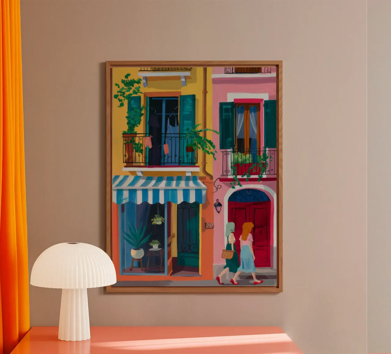 Café Bloom Street aluminium-dibond van Lumi Eyes
