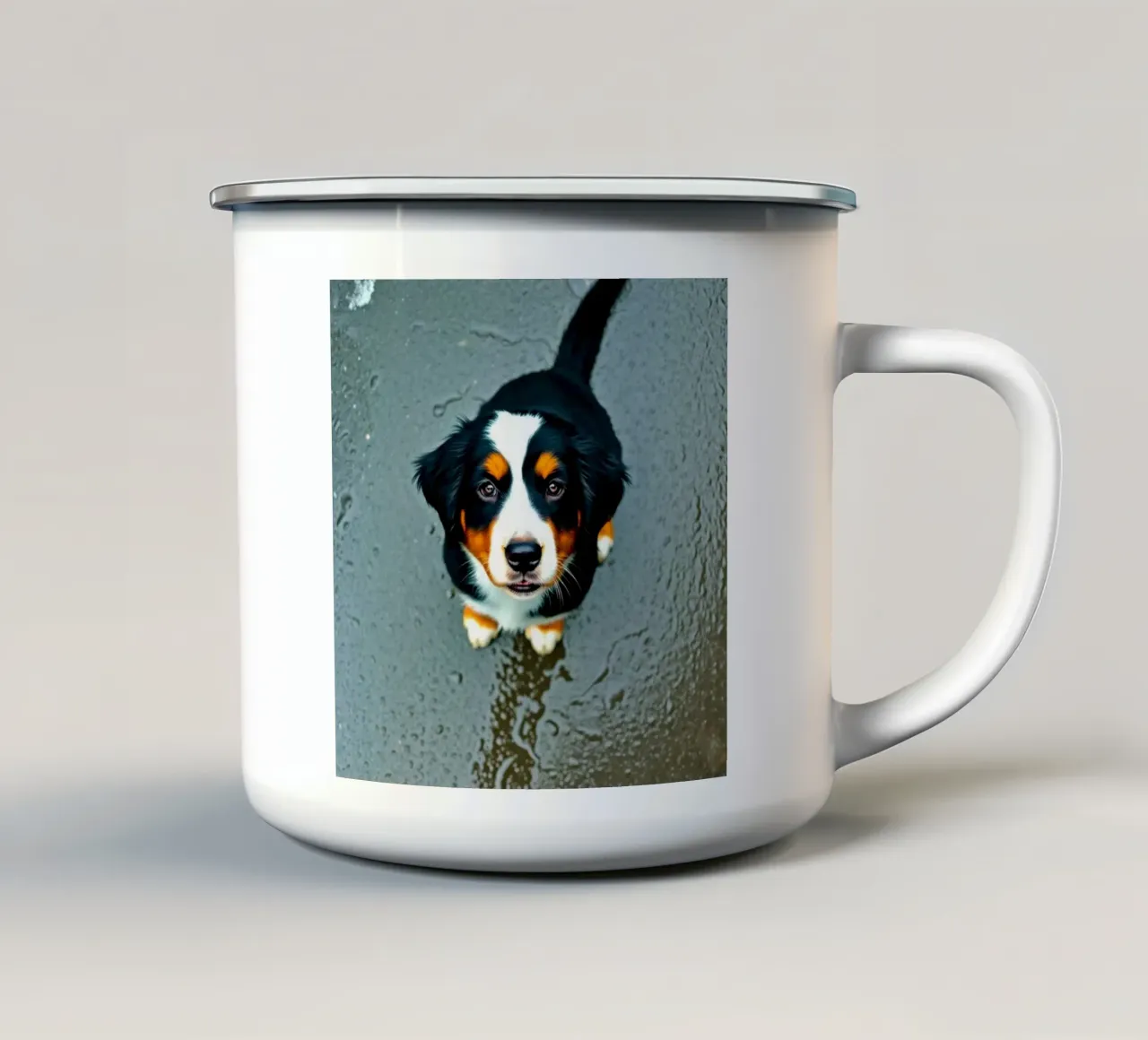 cuccioli carini #135 tazza in smalto da Yumis.Beargang.and.Me