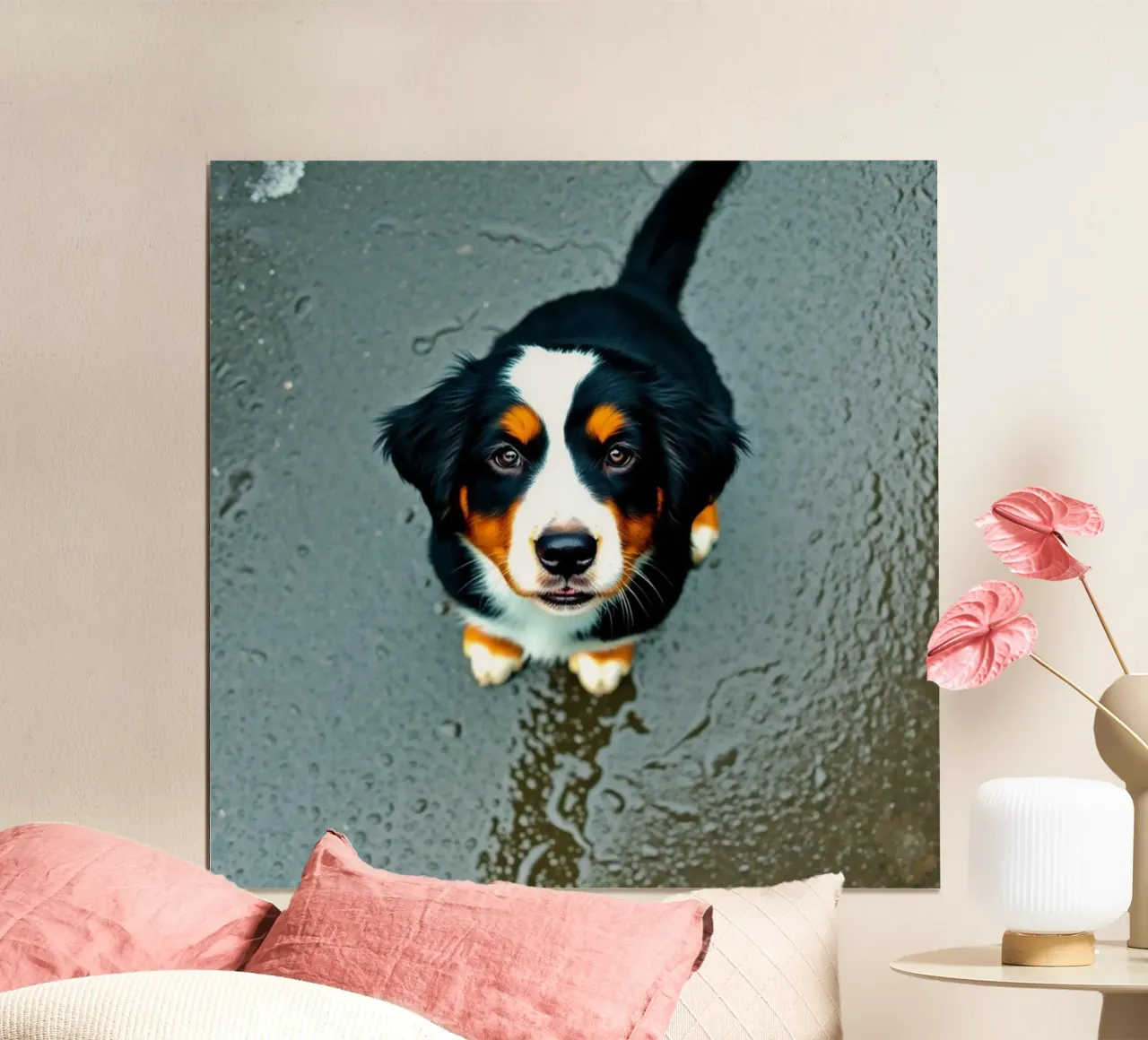 cuccioli carini #135 poster con telaio in plastica da Yumis.Beargang.and.Me