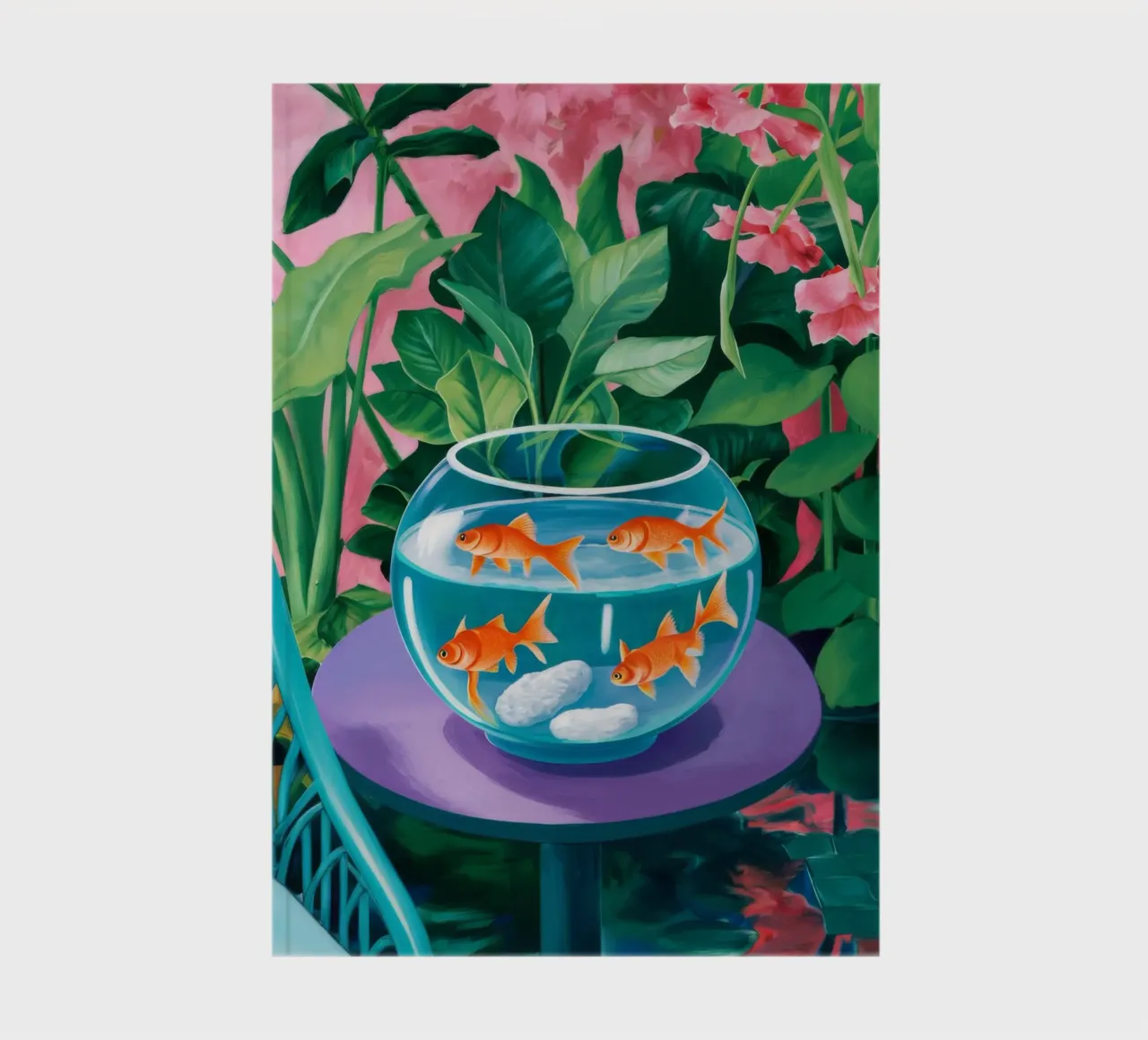 Goldfish Bloom Still notebook by Lumi Eyes