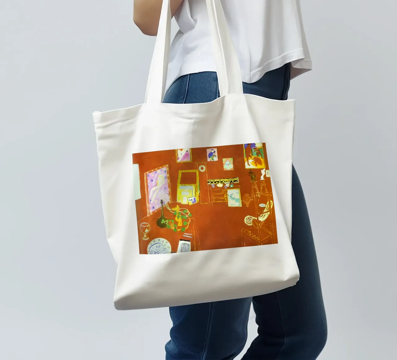 The Red Studio tote bag by Vonda Shop