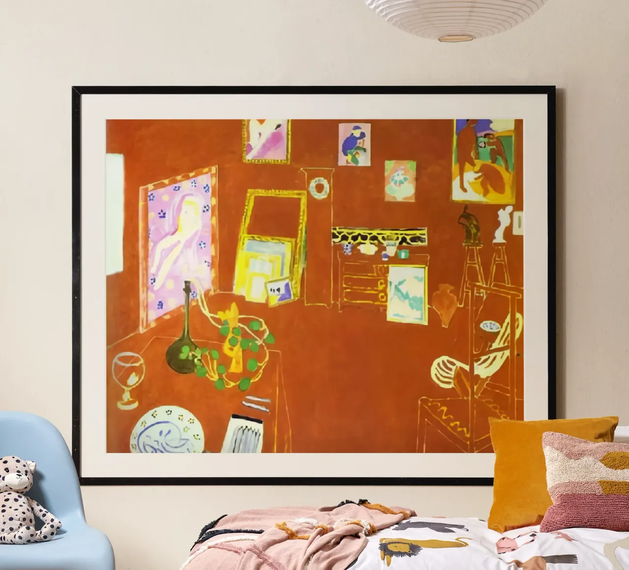 De Rode Studio poster van Vonda Shop