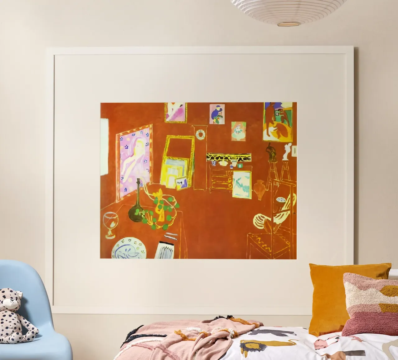 De Rode Studio poster van Vonda Shop