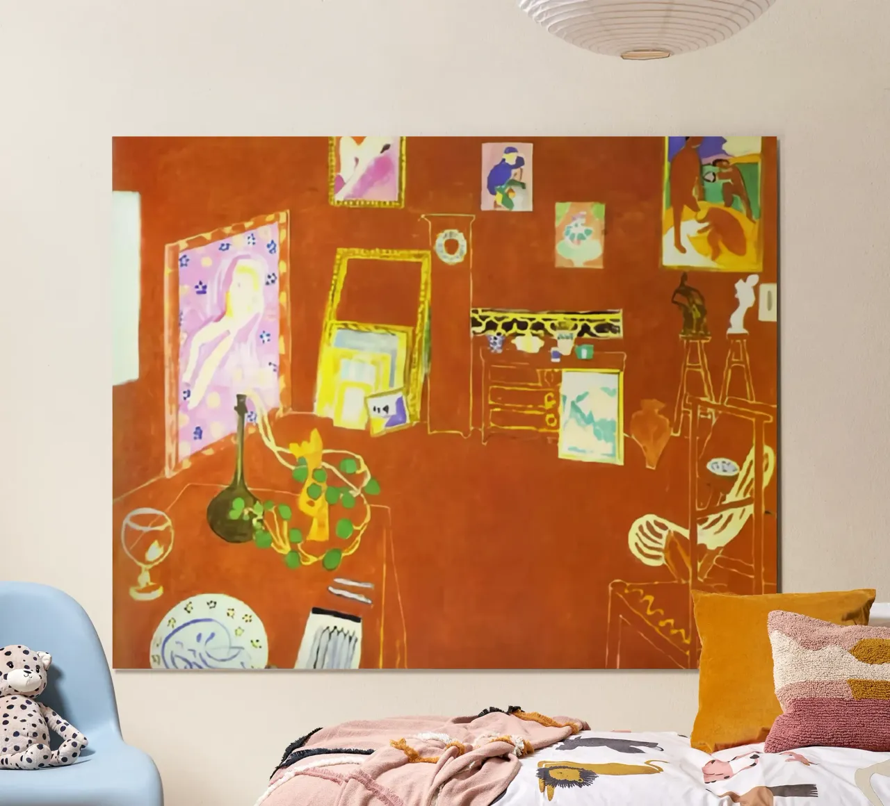 De Rode Studio poster van Vonda Shop