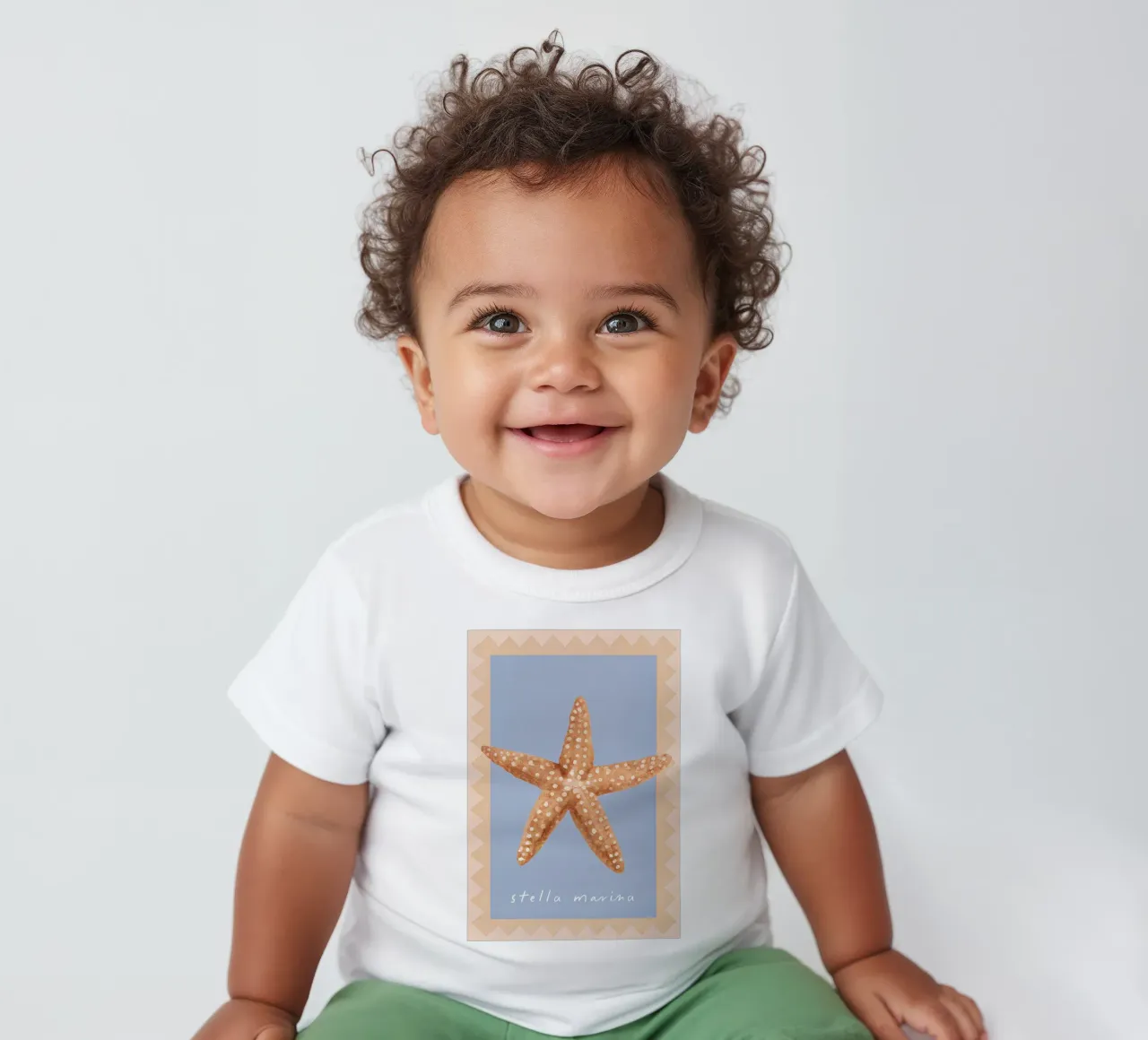 Starfish Poster, La Dolce Vita, Summer Print, Travel Poster baby t-shirt by DolceVita