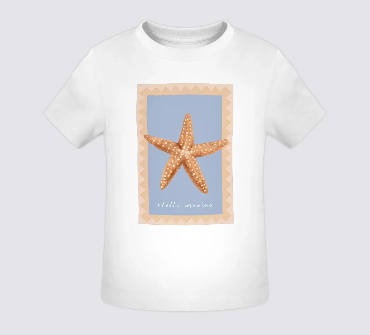 Starfish Poster, La Dolce Vita, Summer Print, Travel Poster baby t-shirt by DolceVita