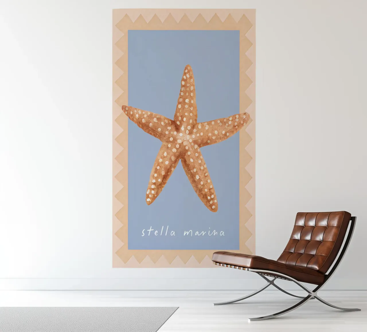 Starfish Poster, La Dolce Vita, Summer Print, Travel Poster photo wallpaper by DolceVita