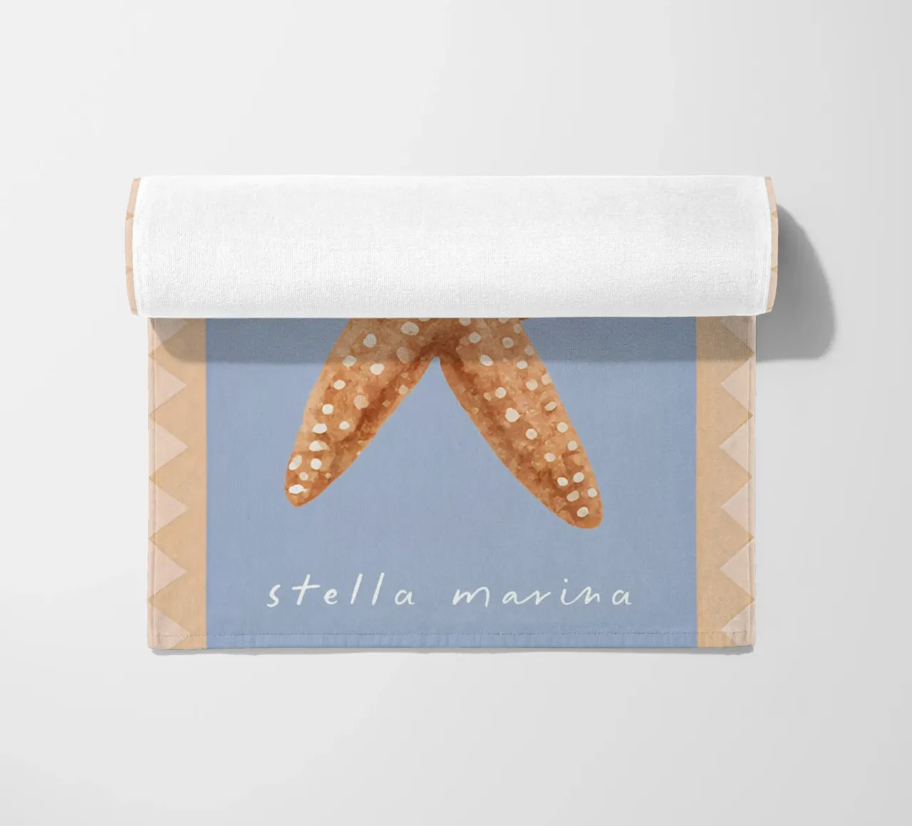 Starfish Poster, La Dolce Vita, Summer Print, Travel Poster beach towel by DolceVita