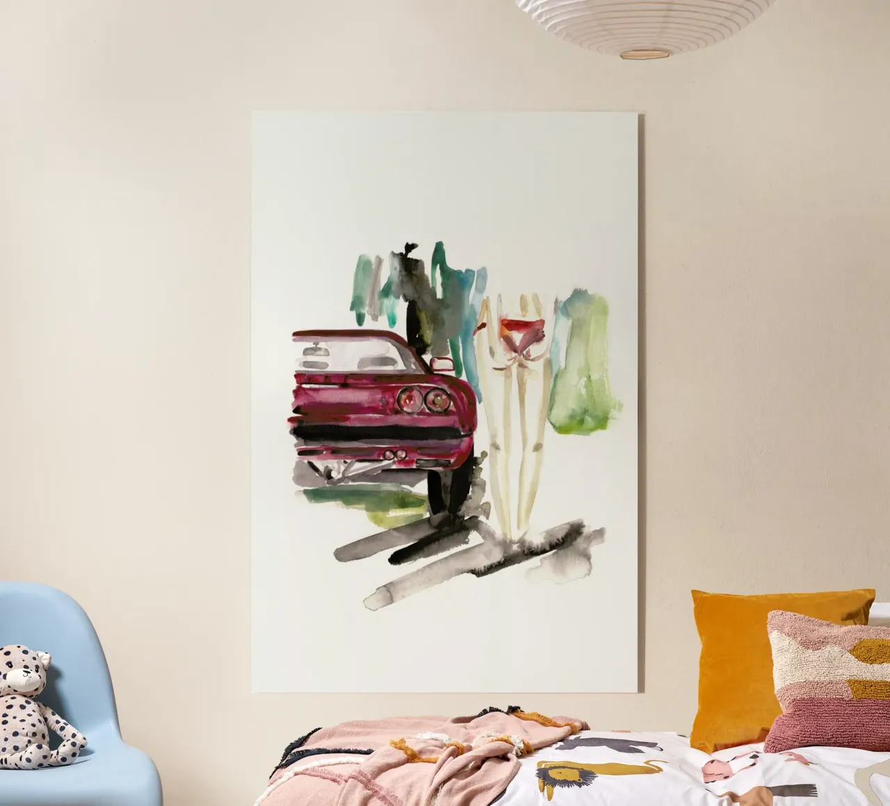 Because Red Is Your Fastest Colour plexiglass da Victoria Verbaan