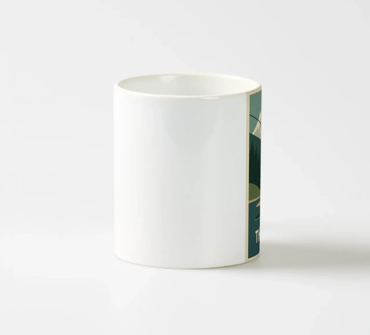 Le Alpi - Silenzio, Cabine e Sommelier tazza in ceramica da JETLAG | affiches voyage