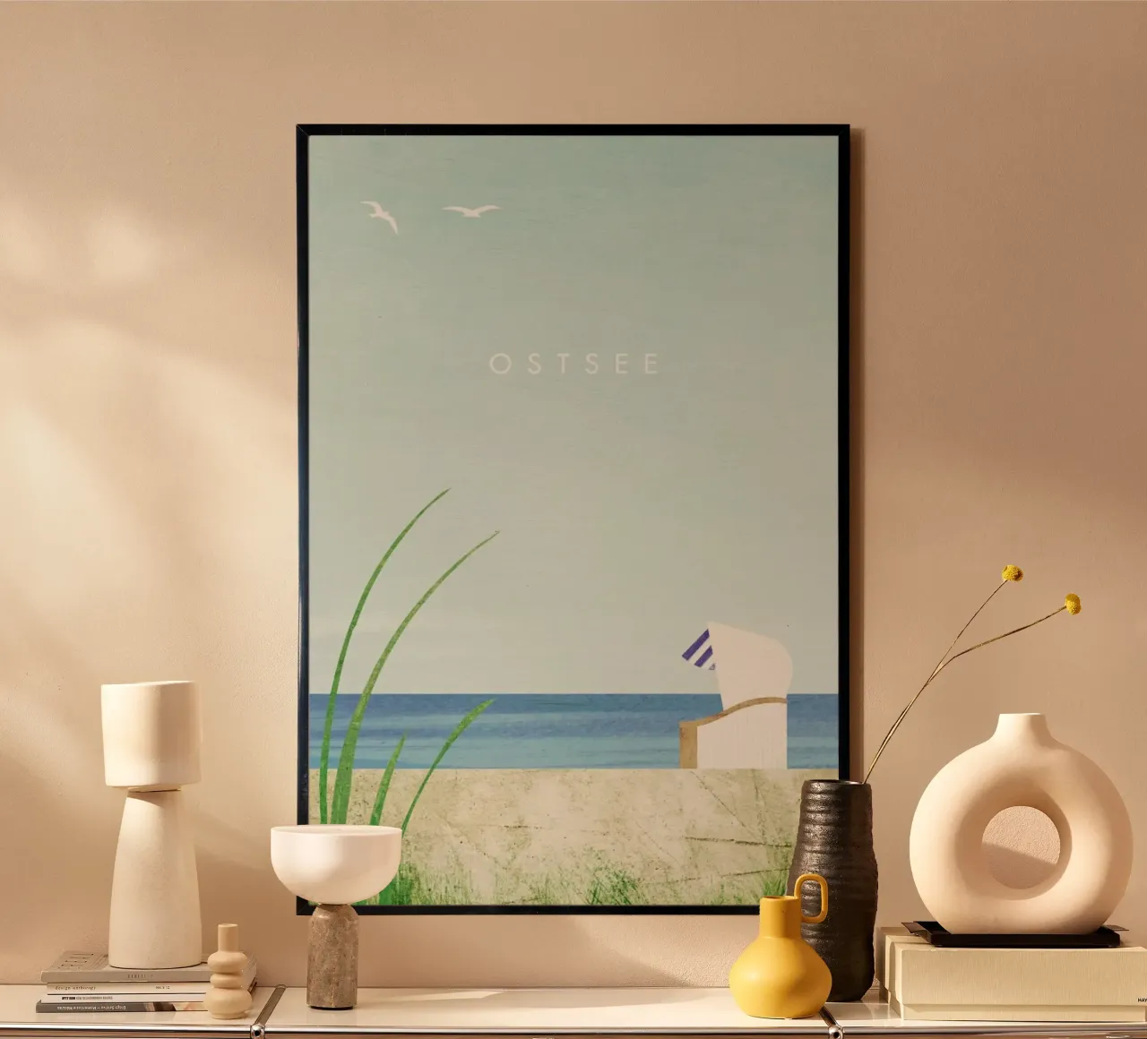 Ostsee poster con telaio in plastica da Henry Rivers