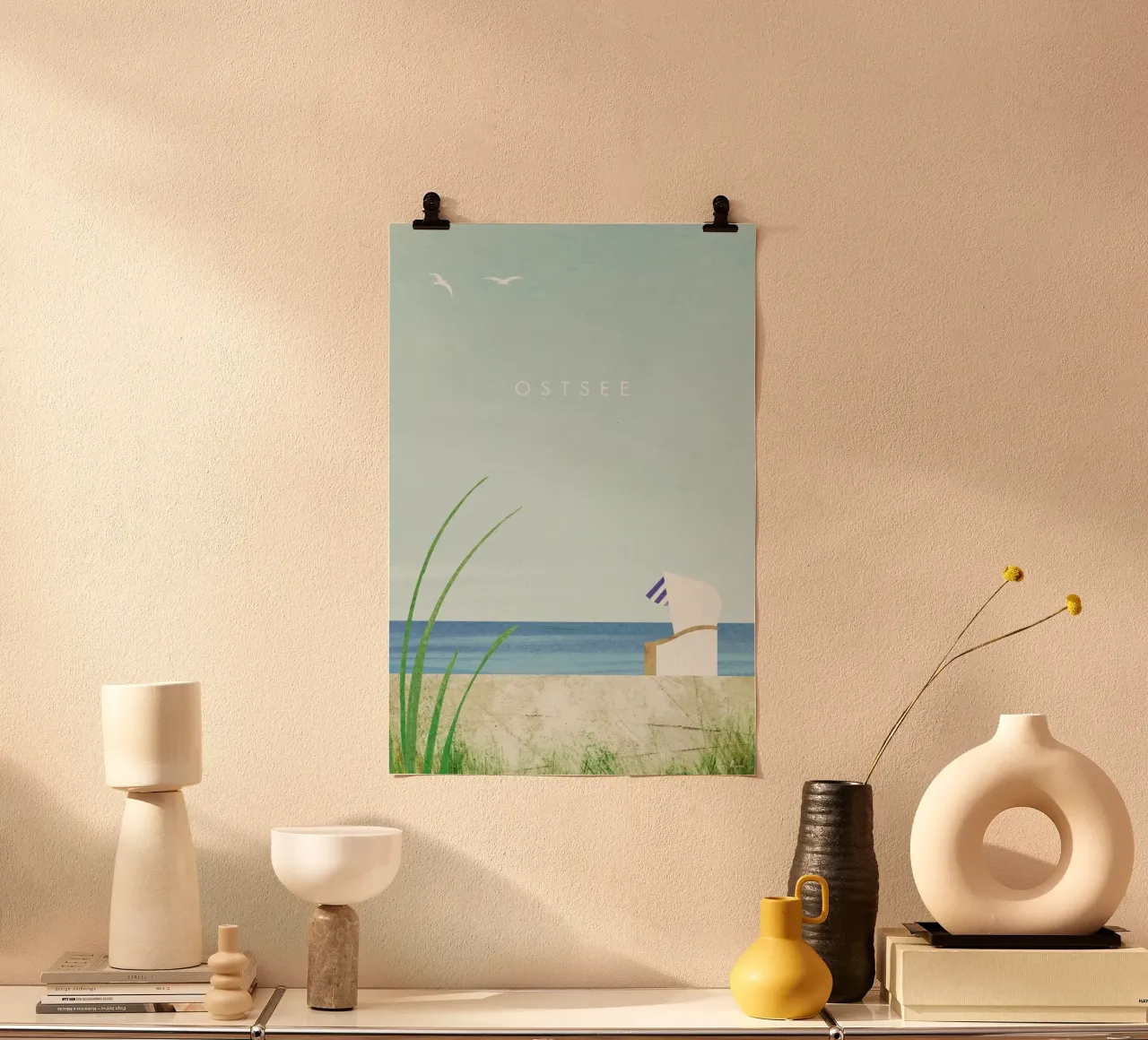 Ostsee poster con telaio in plastica da Henry Rivers