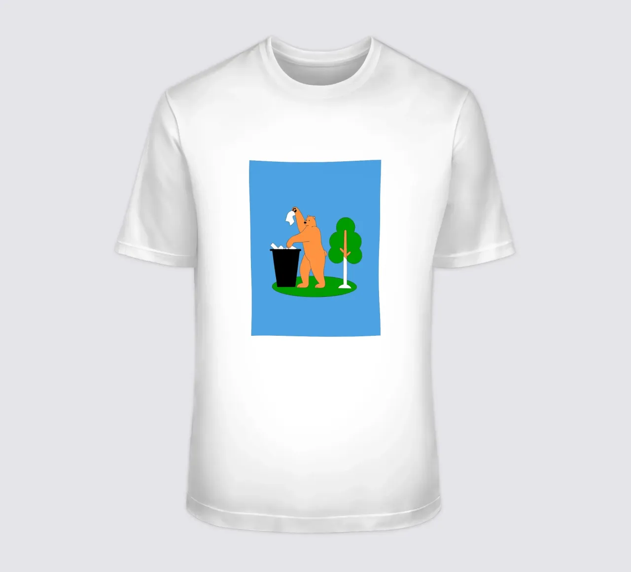 L'orso getta la spazzatura t-shirt da OUR SHOP
