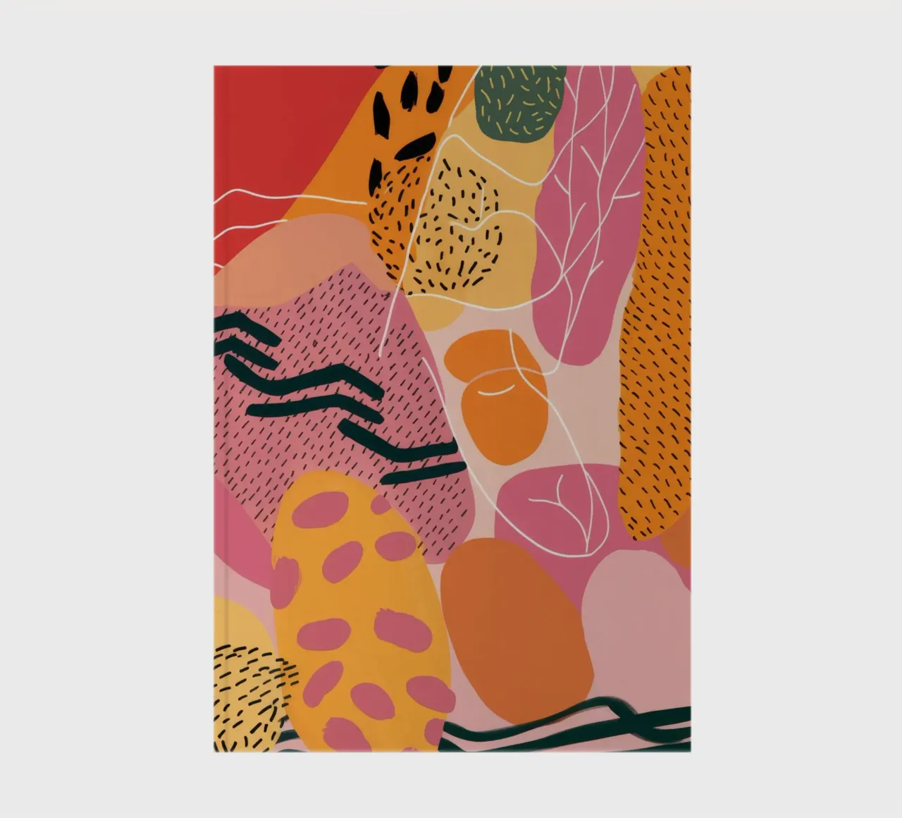 Textured Color Riot notebook by Lumi Eyes