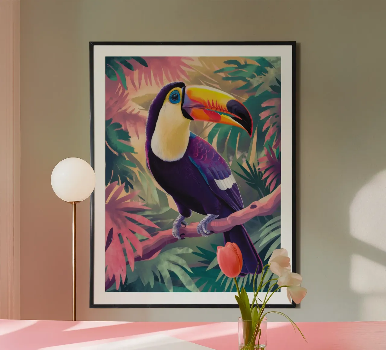 Toucan Tropic Majesty hahnemühle de Lumi Eyes