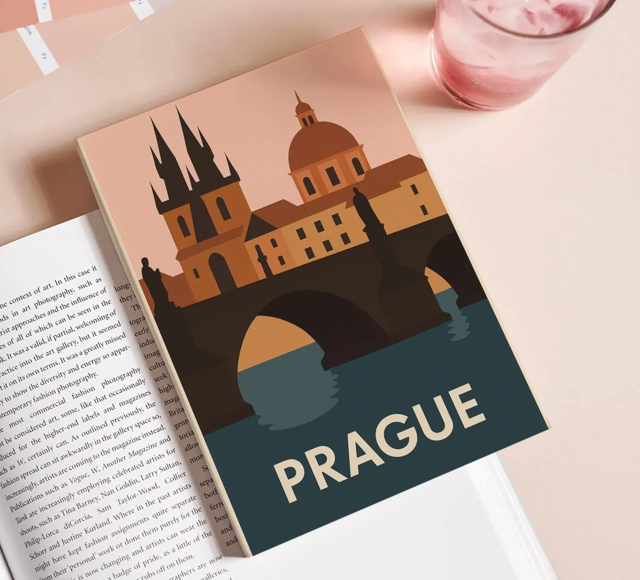 Prag - Die Brücke der eingefrorenen Zeit Notizbuch von JETLAG | affiches voyage