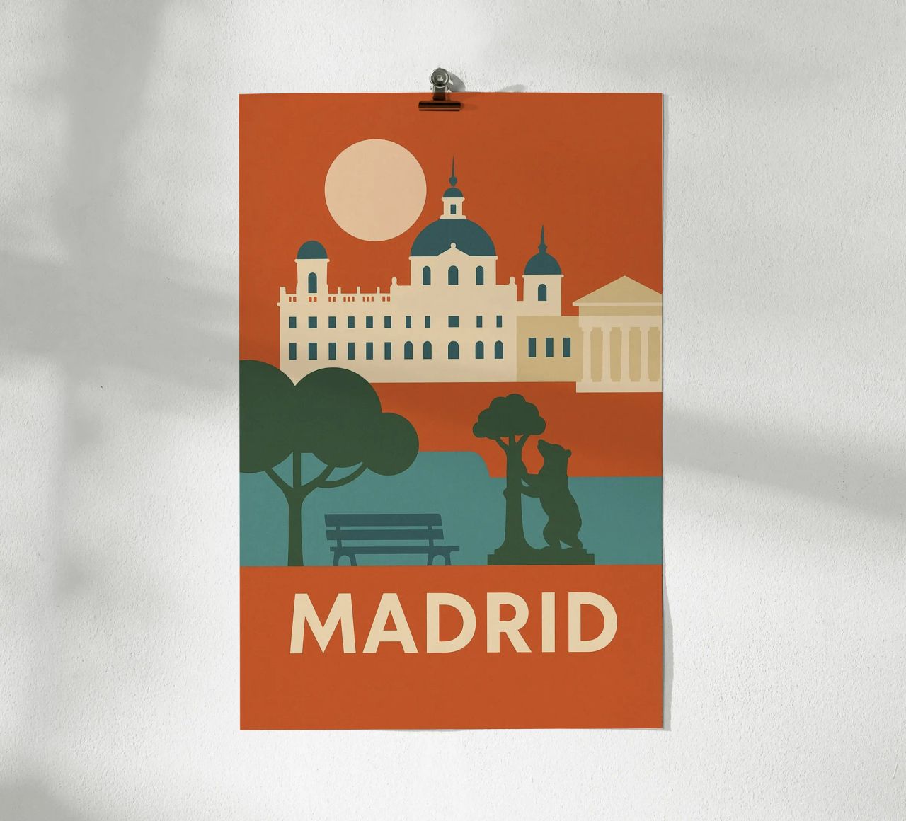 Madrid - Royal Sunshine and Art of Living poster by JETLAG | affiches voyage
