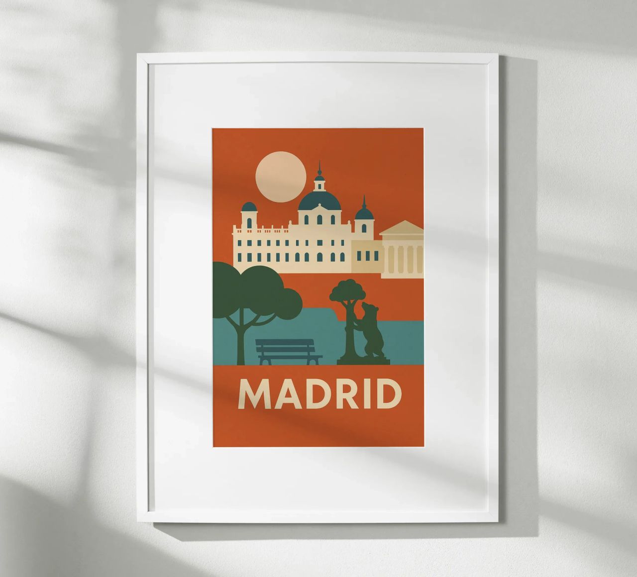 Madrid - Royal Sunshine and Art of Living poster by JETLAG | affiches voyage