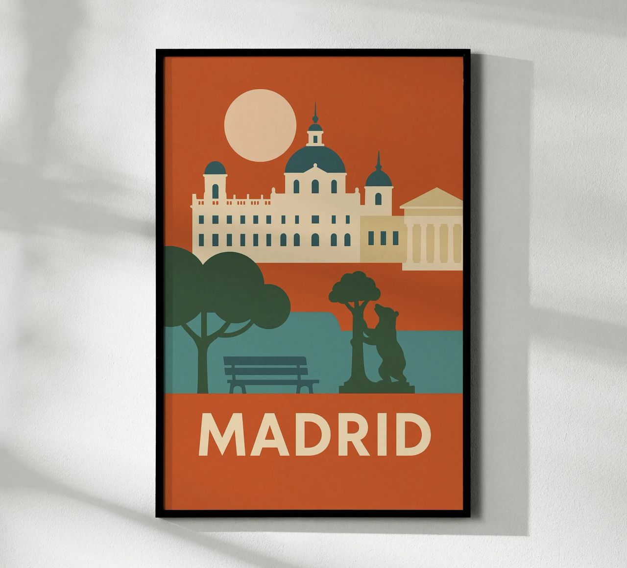 Madrid - Royal Sunshine and Art of Living poster by JETLAG | affiches voyage