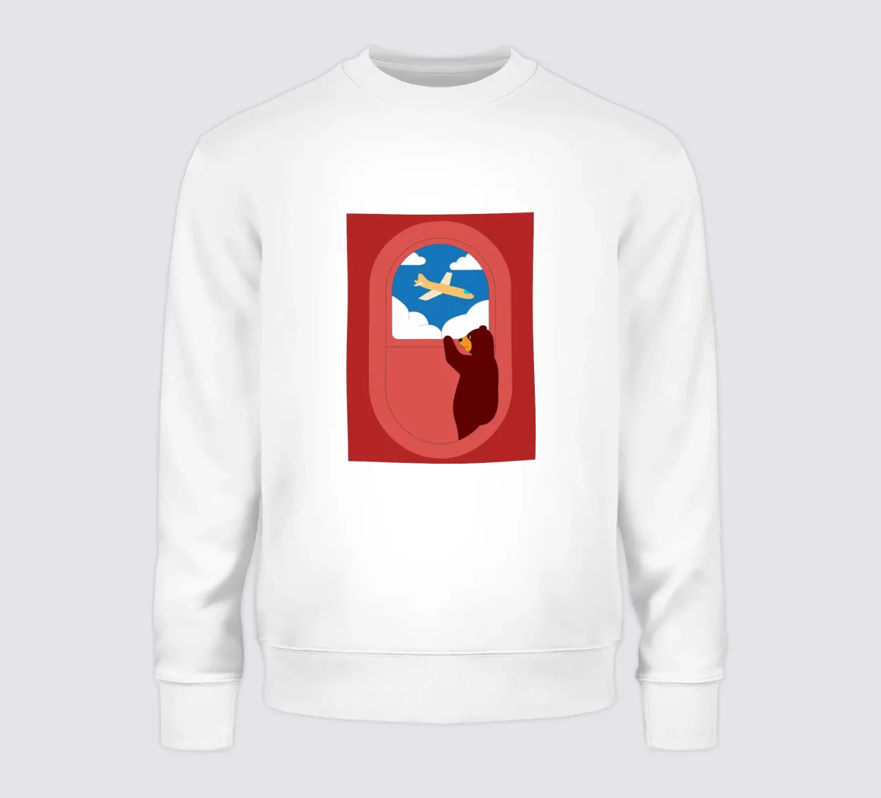 Orso su un aereo felpa da OUR SHOP
