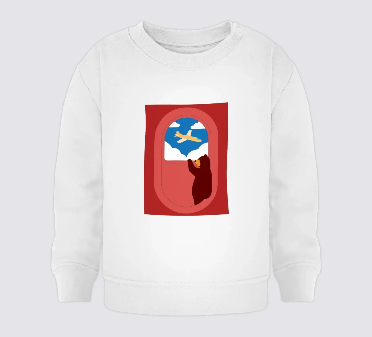 Orso su un aereo felpa neonato da OUR SHOP