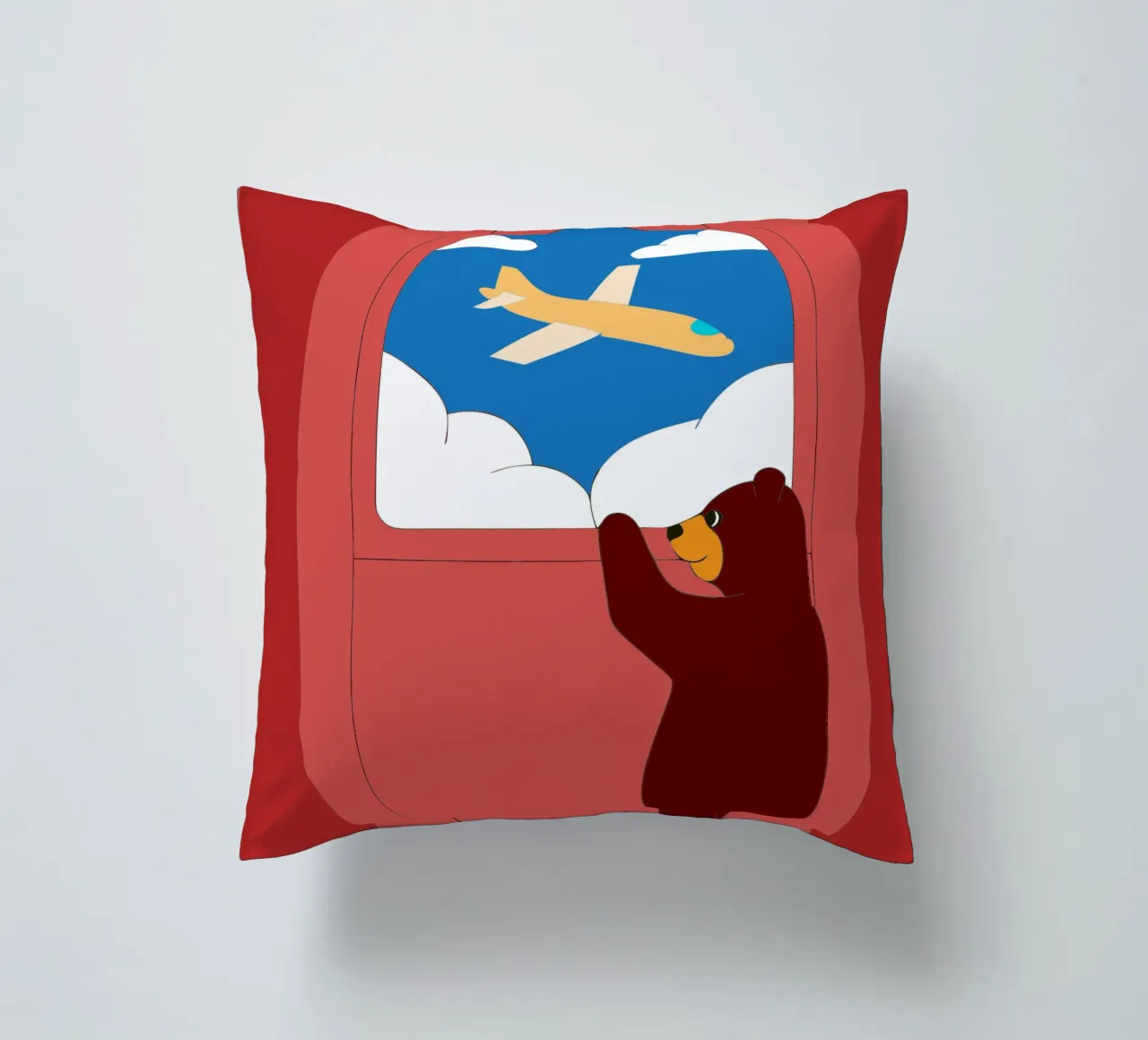 Orso su un aereo cuscino da OUR SHOP