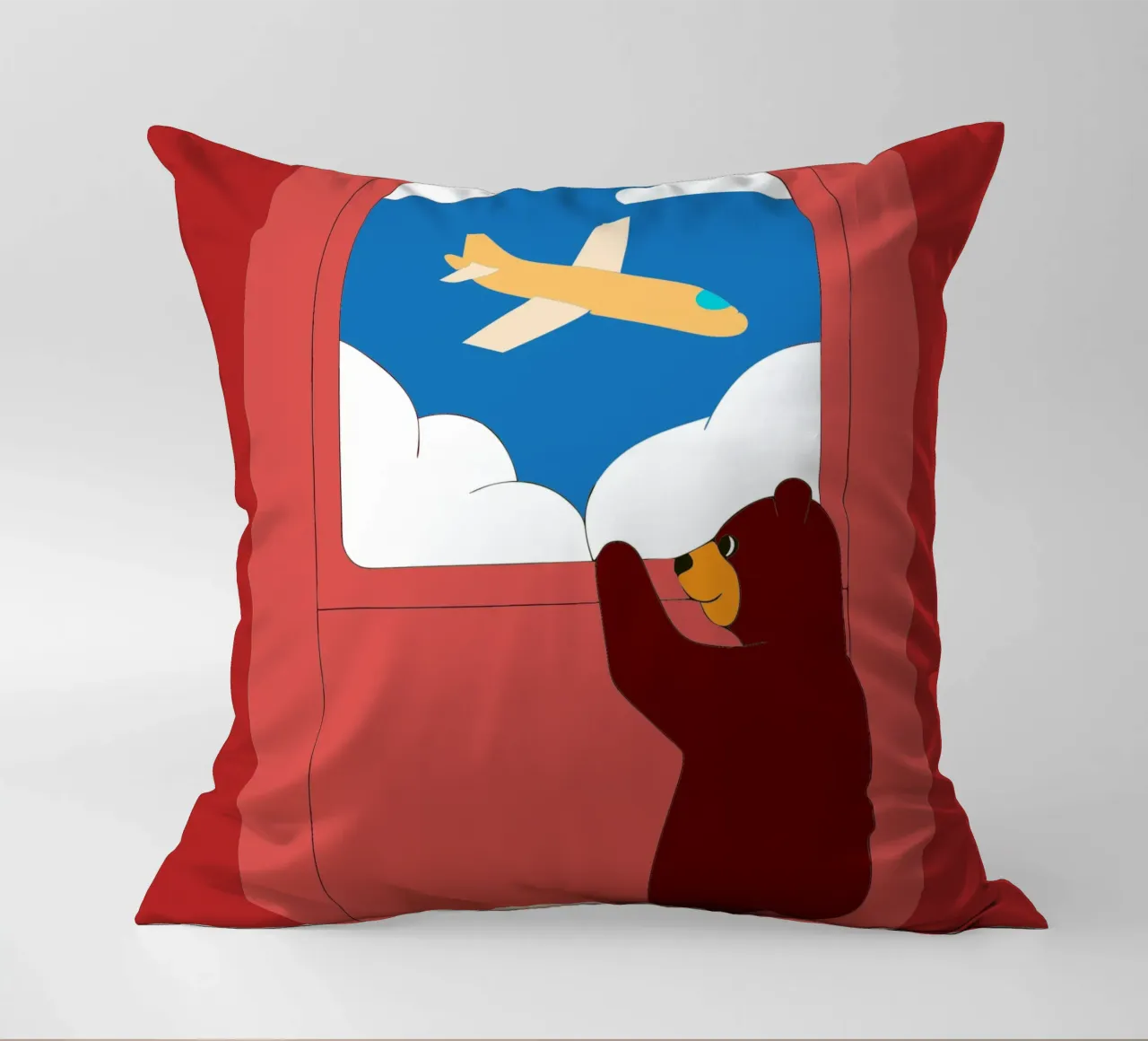 Orso su un aereo cuscino da OUR SHOP